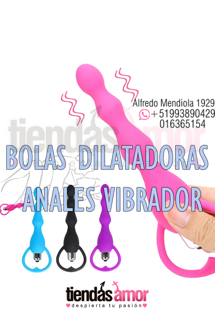 VIBRADOR DE BOLAS ANALES SILICONA TIENDAS AMOR